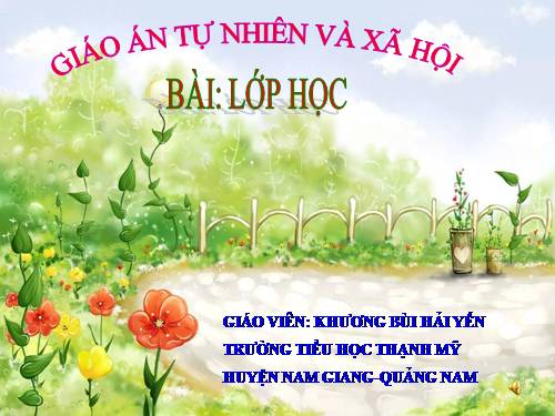 Bài 15. Lớp học