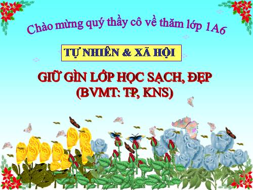 Bài 17. Giữ gìn lớp học sạch, đẹp