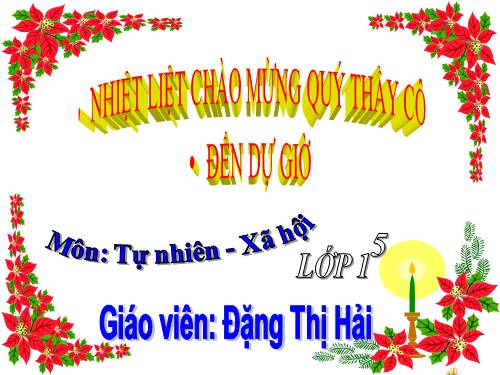 Bài 9. Hoạt động và nghỉ ngơi