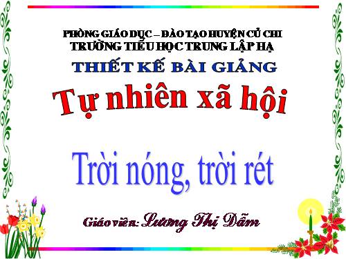 Bài 33. Trời nóng, trời rét