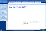 Bài 34. Thời tiết