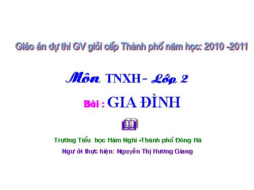 Bài 11. Gia đình