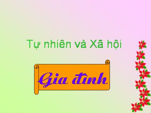 Bài 11. Gia đình