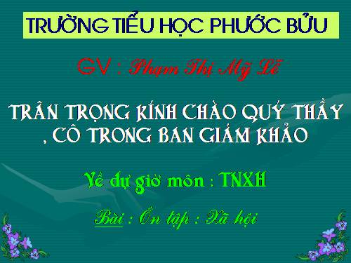 Bài 21. Ôn tập: Xã hội