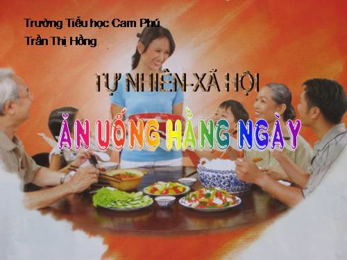 Bài 8. Ăn, uống hàng ngày