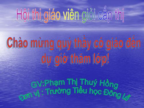 Bài 16. Hoạt động ở lớp