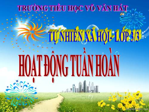 Bài 7. Hoạt động tuần hoàn