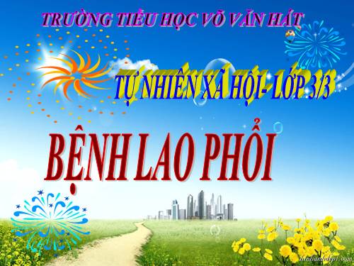 Bài 5. Bệnh lao phổi