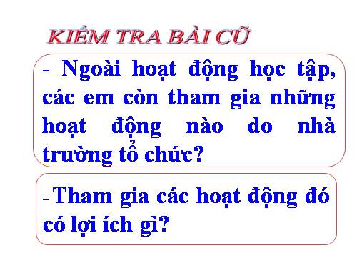 Bài 26. Không chơi các trò chơi nguy hiểm