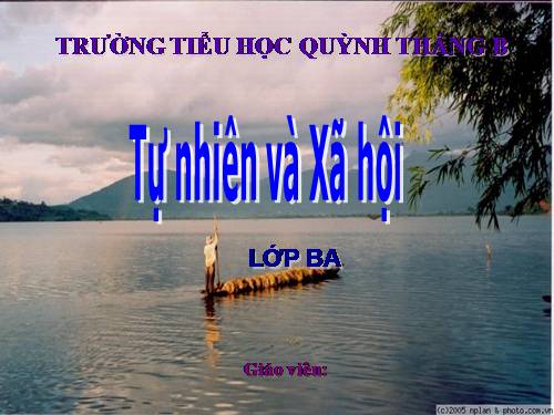 TNXH LỚP 3 TUẦN 34 (BÀI 67)