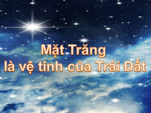 Bài 62. Mặt Trăng là vệ tinh của Trái Đất