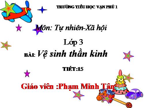 Bài 15. Vệ sinh thần kinh