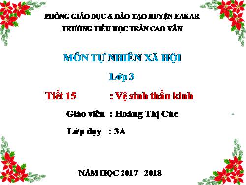 Bài 15. Vệ sinh thần kinh