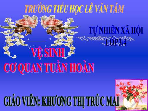 Bài 8. Vệ sinh cơ quan tuần hoàn