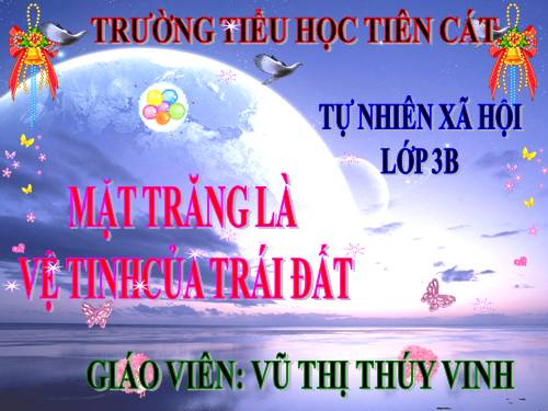 Bài 62. Mặt Trăng là vệ tinh của Trái Đất