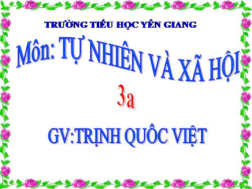 Bài 36. Vệ sinh môi trường