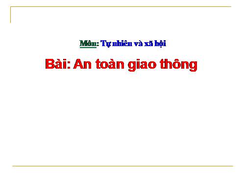 Bài 33. An toàn khi đi xe đạp