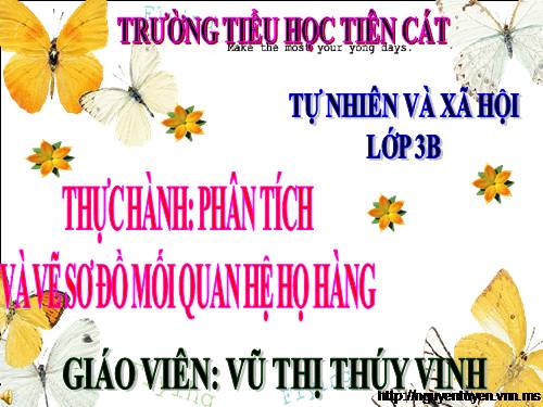 Bài 21-22. Thực hành: Phân tích và vẽ sơ đồ mối quan hệ họ hàng