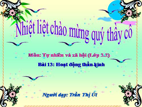 Bài 14. Hoạt động thần kinh (tiếp theo)