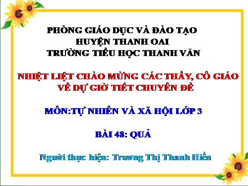 Bài 48. Quả