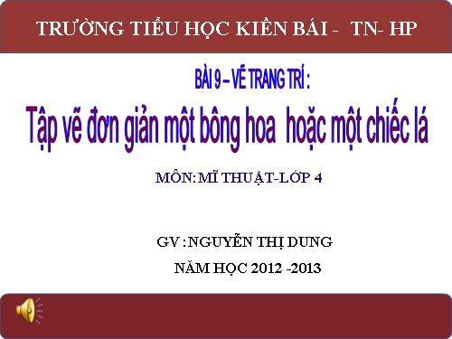 Vẽ trang trí bài 10