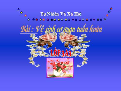 Bài 8. Vệ sinh cơ quan tuần hoàn