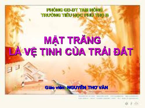 Bài 62. Mặt Trăng là vệ tinh của Trái Đất