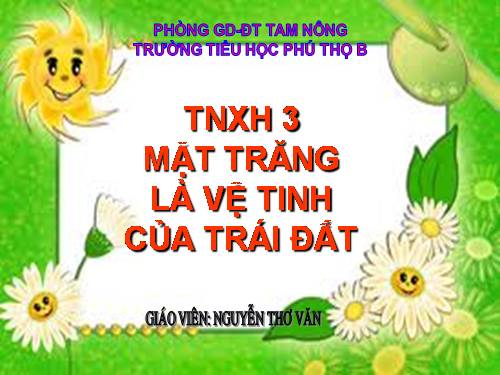 Bài 62. Mặt Trăng là vệ tinh của Trái Đất