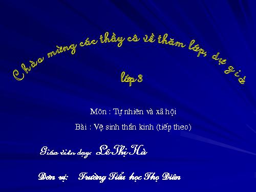 Bài 16. Vệ sinh thần kinh (tiếp theo)