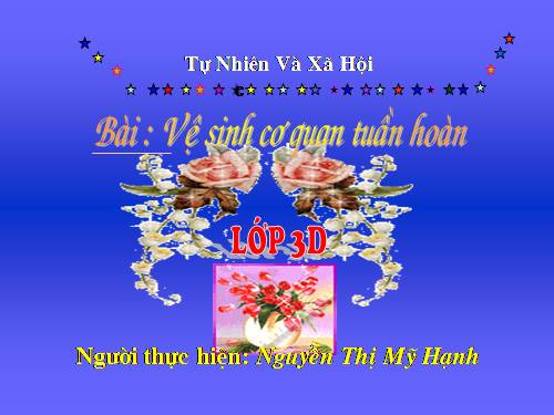 Bài 8. Vệ sinh cơ quan tuần hoàn