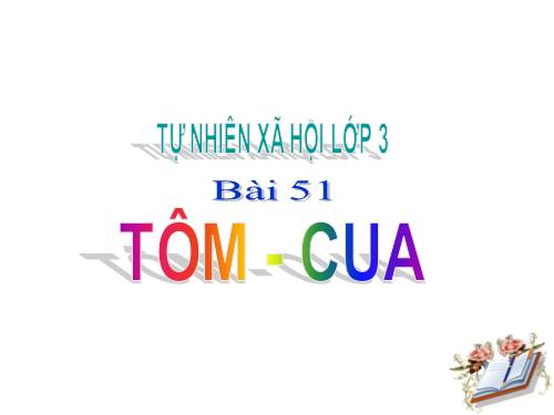 Bài 51. Tôm, cua