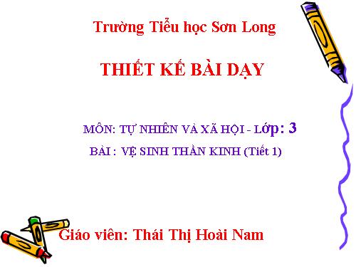 Bài 15. Vệ sinh thần kinh