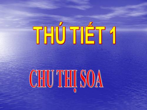 Bài 54. Thú