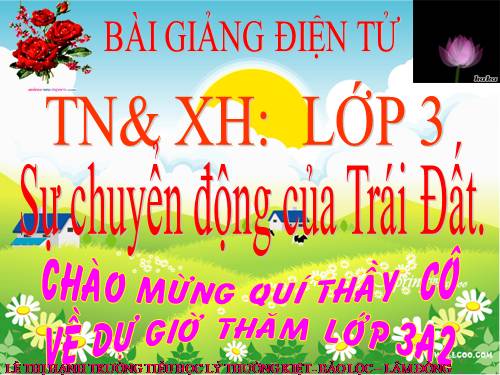 Bài 60. Sự chuyển động của Trái Đất