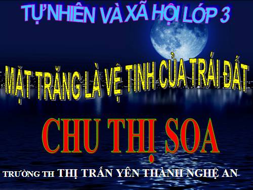 Bài 62. Mặt Trăng là vệ tinh của Trái Đất