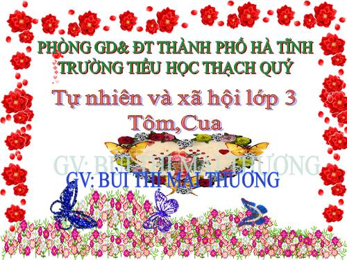 Bài 51. Tôm, cua