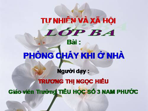 Bài 23. Phòng cháy khi ở nhà