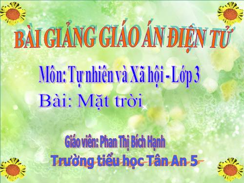 Bài 58. Mặt Trời