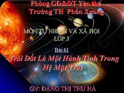 Bài 61. Trái Đất là một hành tinh trong hệ Mặt Trời