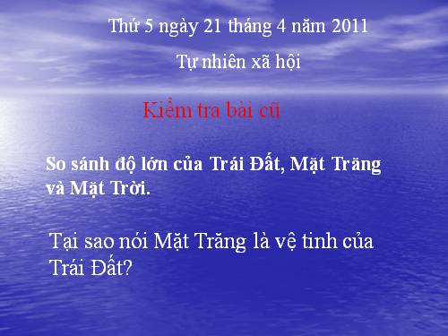 Bài 63. Ngày và đêm trên Trái Đất