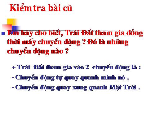 Bài 61. Trái Đất là một hành tinh trong hệ Mặt Trời