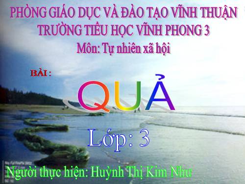 Bài 48. Quả