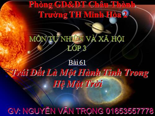 Bài 61. Trái Đất là một hành tinh trong hệ Mặt Trời