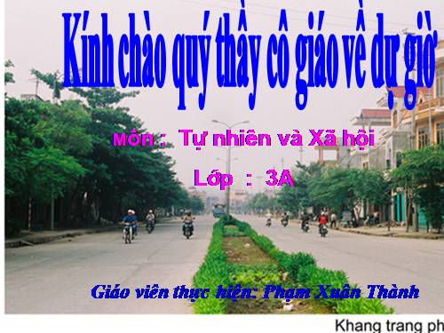 Bài 32. Làng quê và đô thị