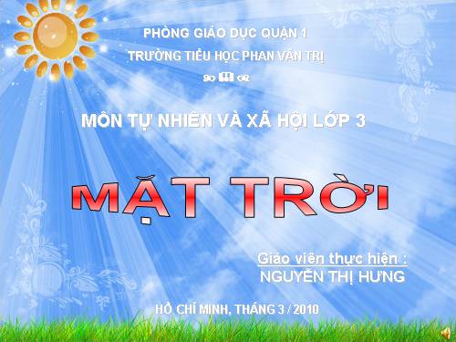 Bài 58. Mặt Trời