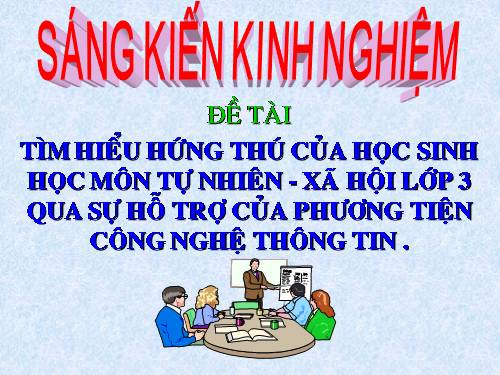 CNTT trong dạy TNXH