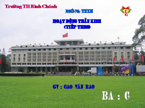 Bài 14. Hoạt động thần kinh (tiếp theo)