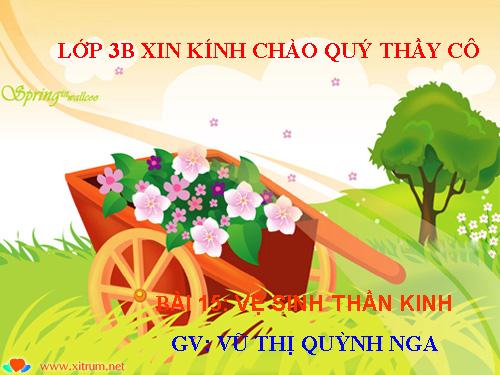 Bài 15. Vệ sinh thần kinh