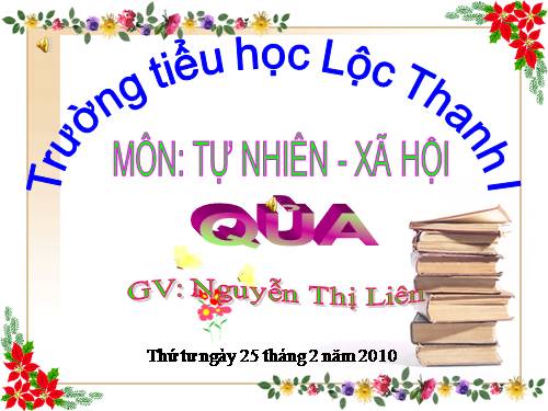 Bài 48. Quả