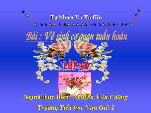 Bài 8. Vệ sinh cơ quan tuần hoàn